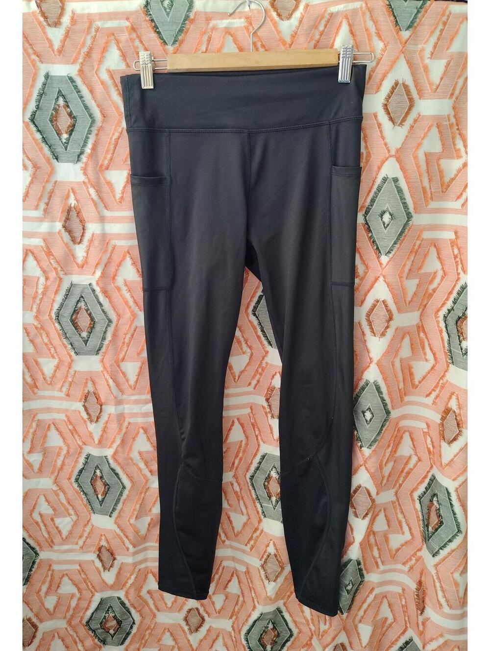 Fabletics Athletic Pants Size Sm/Med Black Stretch